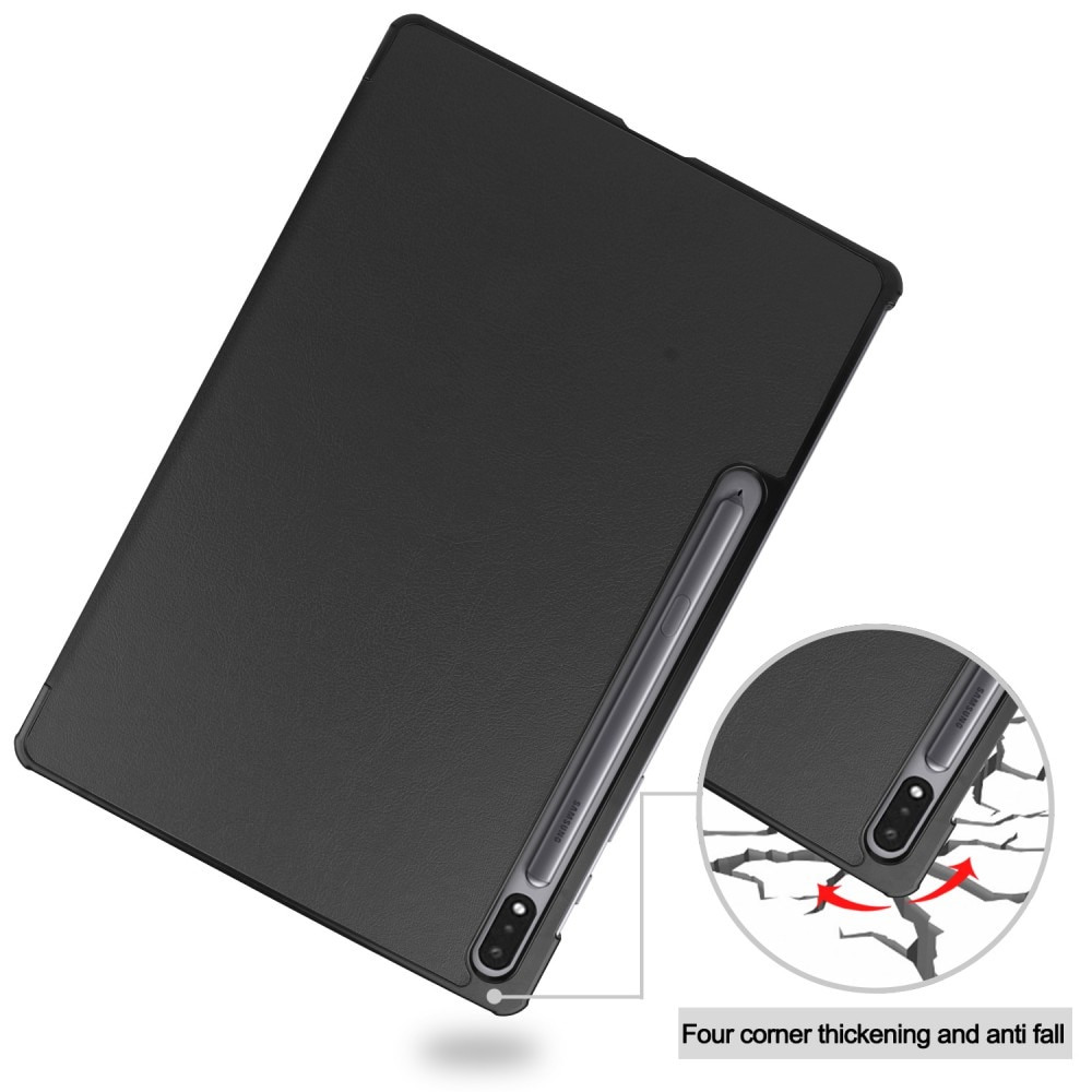 Husa tableta, Cellect, Compatibil cu Samsung Galaxy Tab S7 Plus 12.4 T970/T975, Negru