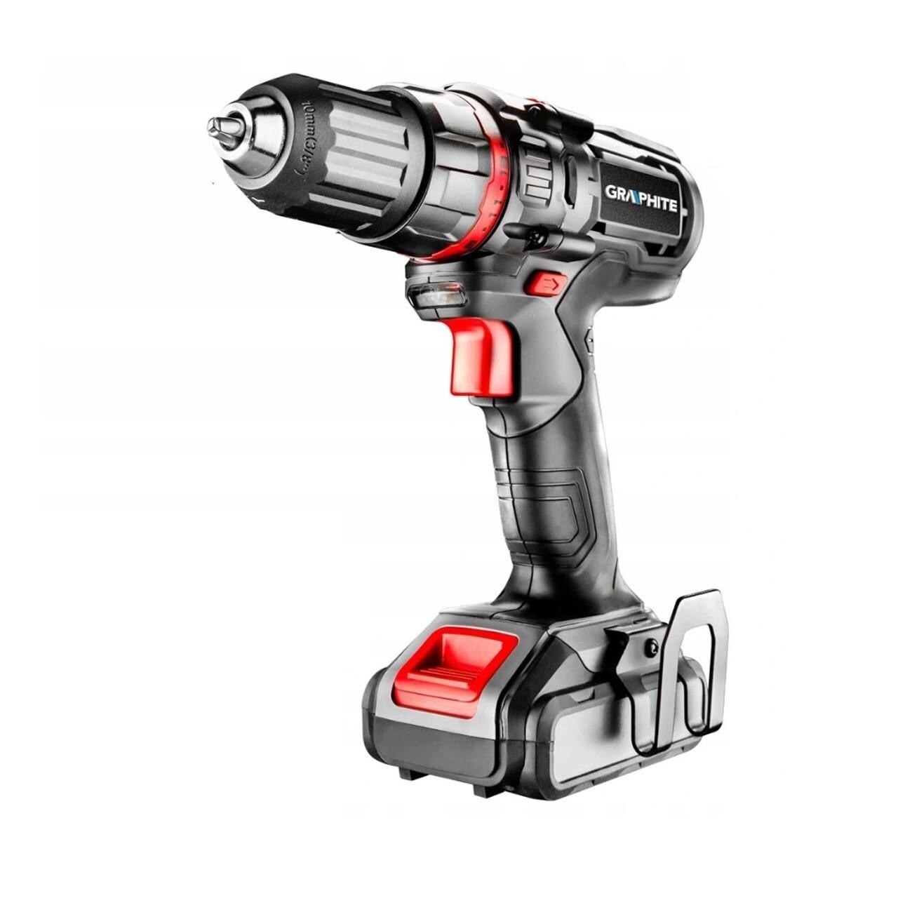 Masina de gaurit/insurubat 18 V Li-ion, 2 acumulatori 1.5 Ah, GRAPHITE ENERGY