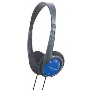 Casti Audio On Ear Panasonic RP-HT010E-A, Cu fir, Albastru