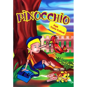 Pinocchio - Carte de colorat Pinocchio - Carte de colorat