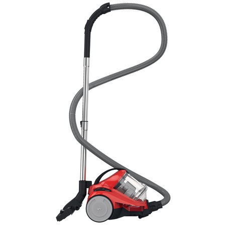 Aspirator fara sac Dirt Devil Yazz 1.1, 800 W, 2.5 l, 3 accesorii, Filtru HEPA, Rosu
