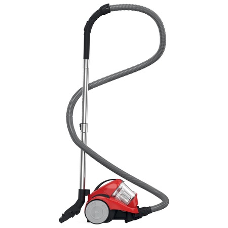 Aspirator fara sac Dirt Devil Func 4.1, Single-cyclonic, 800 W, 1.5 L, Filtru Hepa, 4 accesorii, Rosu