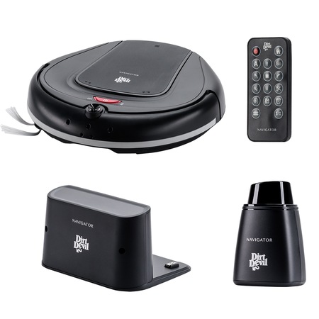 Robot de aspirare Dirt Devil M608, 18 W, 0.3 l, Autonomie 60 min, 3 programe, Negru