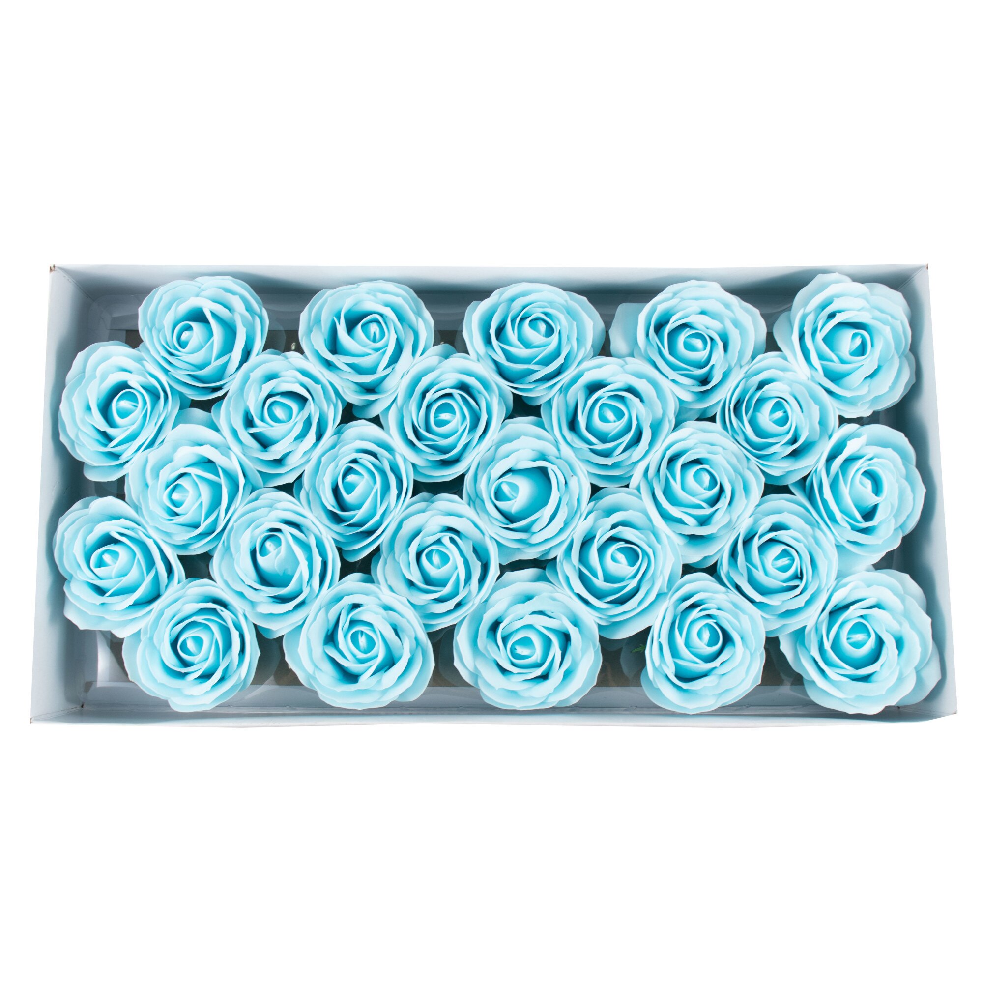 Trandafiri mari din sapun, 25 buc/Set, CD3443-Acvamarin 13