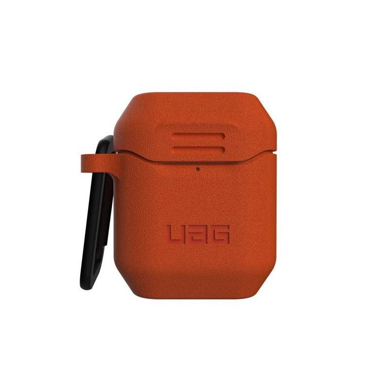 Carcasa antimicrobiana UAG Standard Issue Silicone Apple AirPods Orange