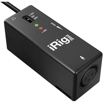 Preamplificator Microfon IK Multimedia iRig Pre, XLR, 1-channel, Black Preamplificator Microfon IK Multimedia iRig Pre, XLR, 1-channel, Black