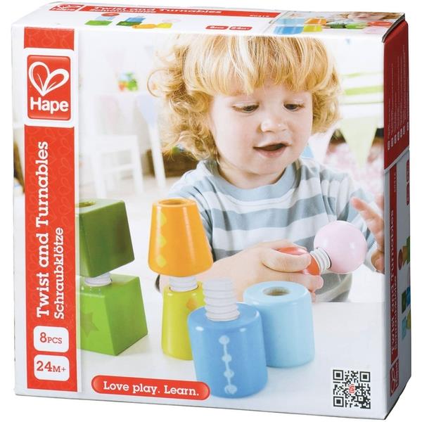 Set constructie Hape Twist And Turnables