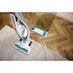 Aspirator vertical si mop portabil Concept Perfect clean Aqua 3 in 1 VP4205, 90-200W, 2000mAh, 21.6V, Autonomie 40 min, filtru Hepa, Rezervor mop 250 ml, Iluminare led, Alb/ Albastru