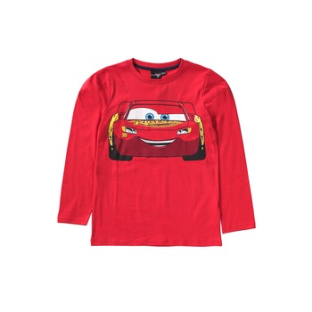 Bluza cu imprimeu baieti Cars by Disney, rosu, 116/122 cm, 6-7 ani Bluza cu imprimeu baieti Cars by Disney, rosu, 116/122 cm, 6-7 ani