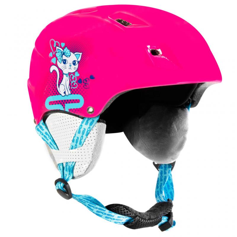 Casca schi juniori Spokey Aurora, Roz, XS