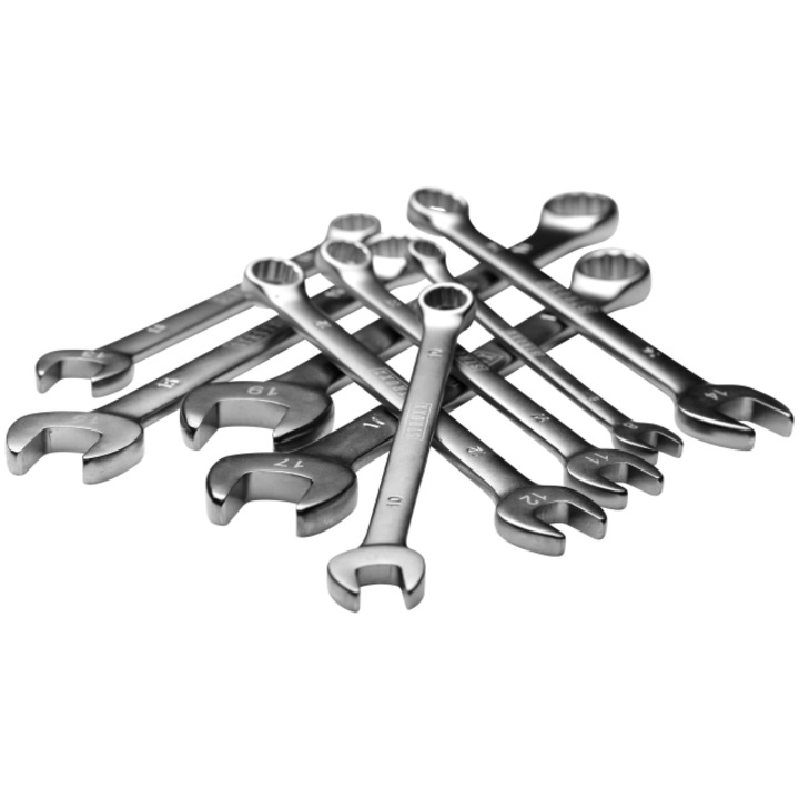 Set chei fixe STROXX combinat cu chei inelare 9 piese