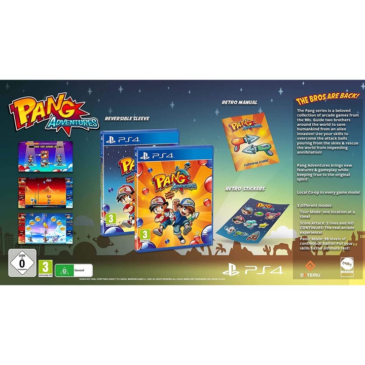 Joc Pang Adventures Buster Edition pentru PlayStation 4