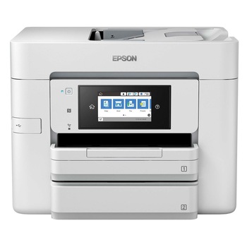 Multifunctional inkjet color Epson WorkForce Pro WF-4745DTWF, All-in-One, A4, USB, retea RJ-45, Wi-Fi, ADF cu scanare fata verso automata, Retea, Copiere , Scanare , Printare, Fax, 2 tavi de 250 coli Multifunctional inkjet color Epson WorkForce Pro WF-4745DTWF, All-in-One, A4, USB, retea RJ-45, Wi-Fi, ADF cu scanare fata verso automata, Retea, Copiere , Scanare , Printare, Fax, 2 tavi de 250 coli
