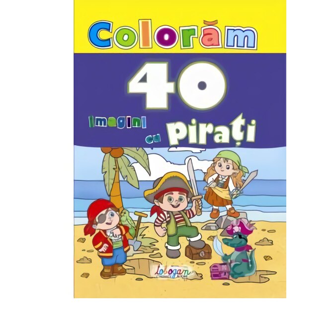 Coloram. 40 imagini cu pirati