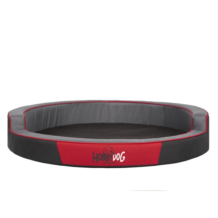 Легло за домашни любимци "RINGO EXCLUSIVE", Черно, Хоби куче, XXL - Диаметър 98 см