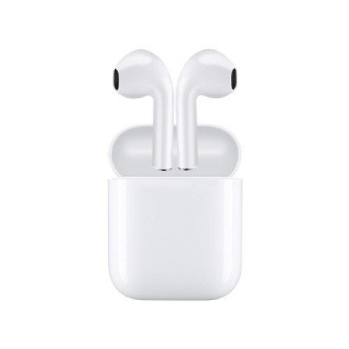 Casti In-Ear TWS Wireless, Silicon, Alb