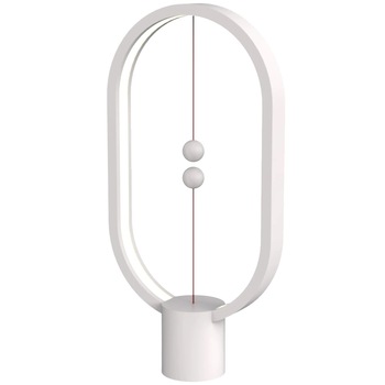 Lampa LED Allocacoc Heng Balance Lamp Ellipse, USB Type-C, 5W, 50 lm, 1A 5V, lumina calda, Alb Lampa LED Allocacoc Heng Balance Lamp Ellipse, USB Type-C, 5W, 50 lm, 1A 5V, lumina calda, Alb