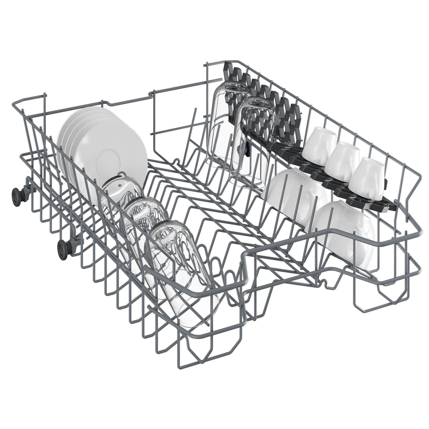 Masina de spalat vase Beko DVS 05024W, 10 seturi, 5 programe, alb, 45cm