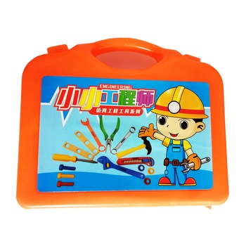 Set de unelte, scule si accesorii de jucarie, 14 piese Set de unelte, scule si accesorii de jucarie, 14 piese