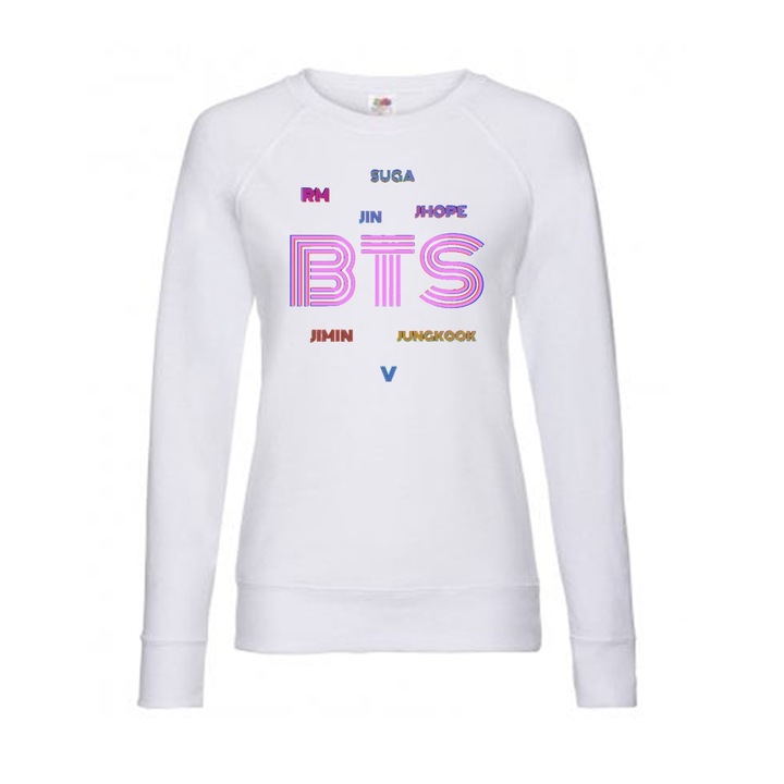 OEM BTS Egyedi női blúz, pamut, fehér, XS