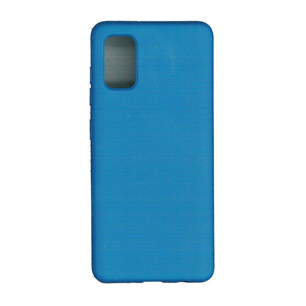 Husa Liquid din silicon mat pentru Samsung Galaxy A51, albastru