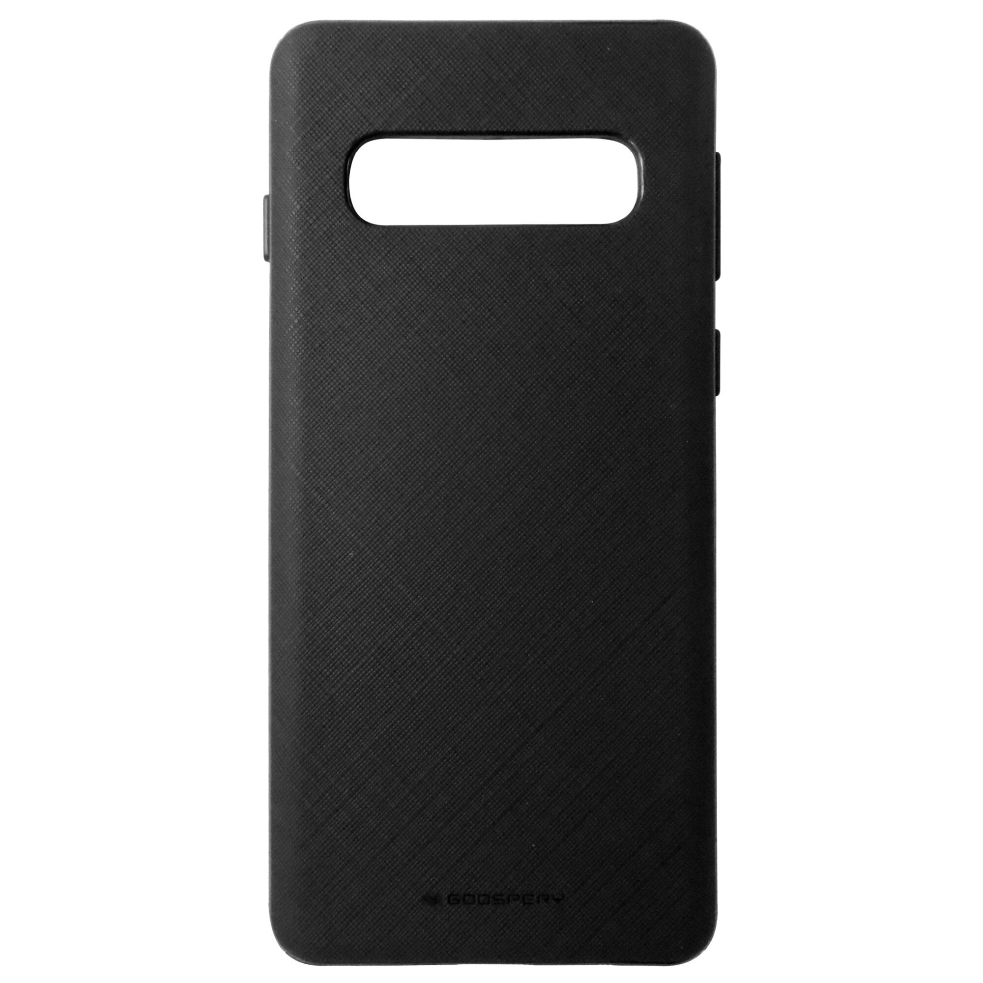 Husa silicon TPU Mercury Style Lux neagra pentru Samsung Galaxy S10 (G973F)