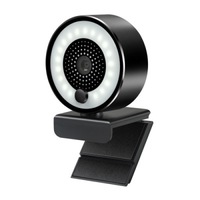 camera web aix 5mp rezolutie 2560144 realhd microfon auto-focus rotire 360 conectare pclaptop 3 trepte de lumina corectie automata de culoare negru imagen 4_0_
0