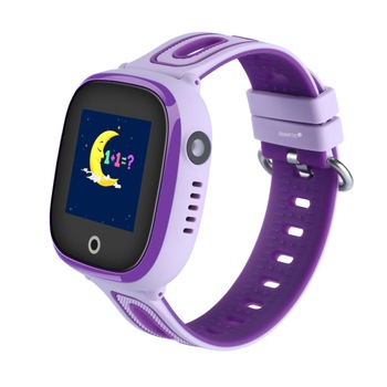Ceas Smartwatch cu GPS pentru copii, Aplicatie Telefon, Rezistent la Apa IP67, Display 1.22 inch, Functie SOS, Wi-Fi, SMARTIC®, Mov Ceas Smartwatch cu GPS pentru copii, Aplicatie Telefon, Rezistent la Apa IP67, Display 1.22 inch, Functie SOS, Wi-Fi, SMARTIC®, Mov