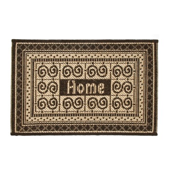 Covoras de intrare,tip pres din material textil cu imprimeu home 60 x 40 cm Covoras de intrare,tip pres din material textil cu imprimeu home 60 x 40 cm