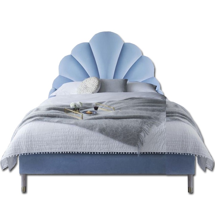 Pat Tapitat Pearl,160x200 cm,Bleu,Home&More Concept