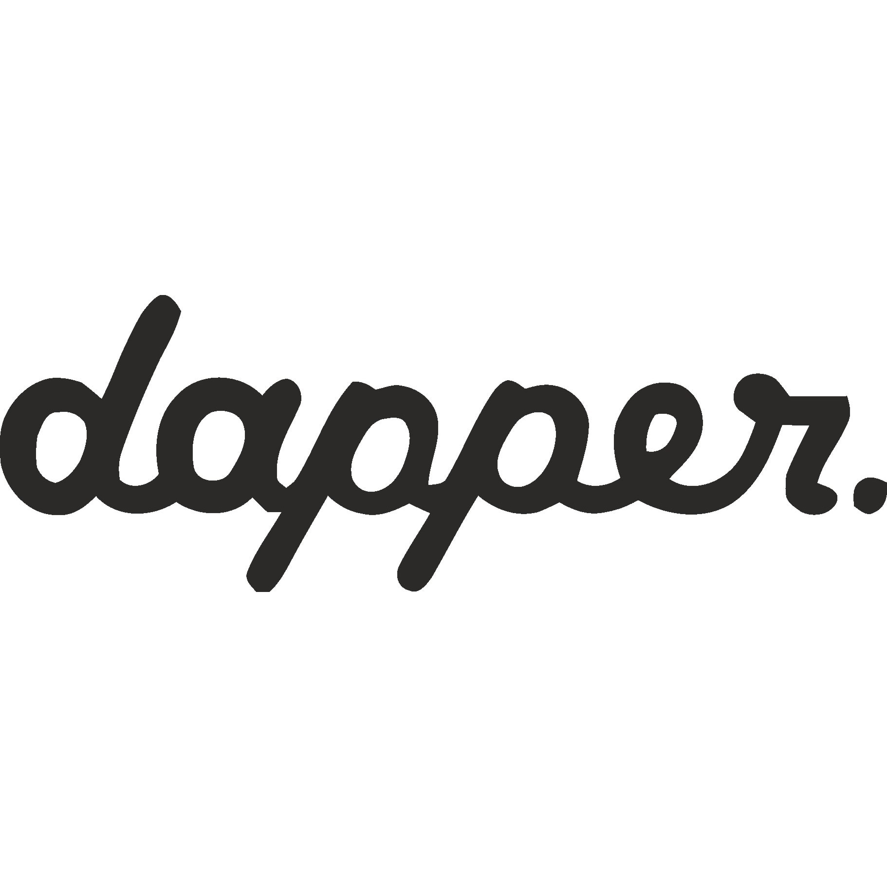 Sticker decorativ auto, Dapper, 35x12 cm