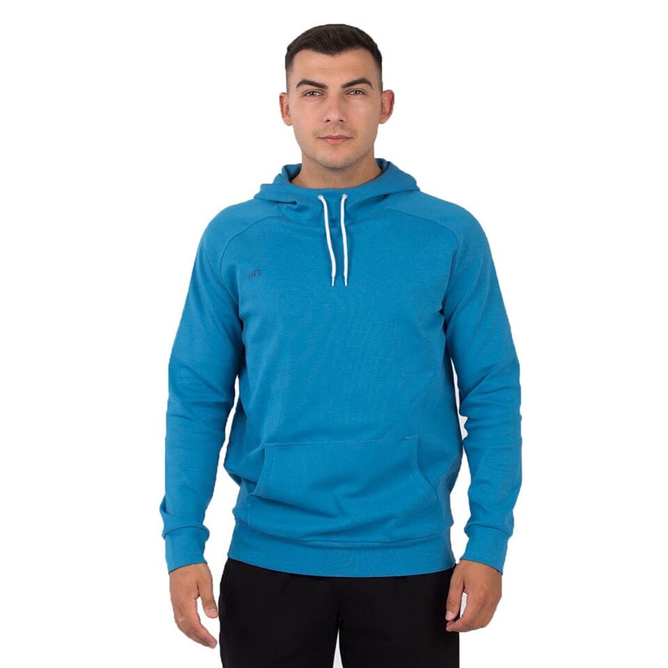 Hanorac cu gluga hodiedesign Andu, Albastru denim deschis