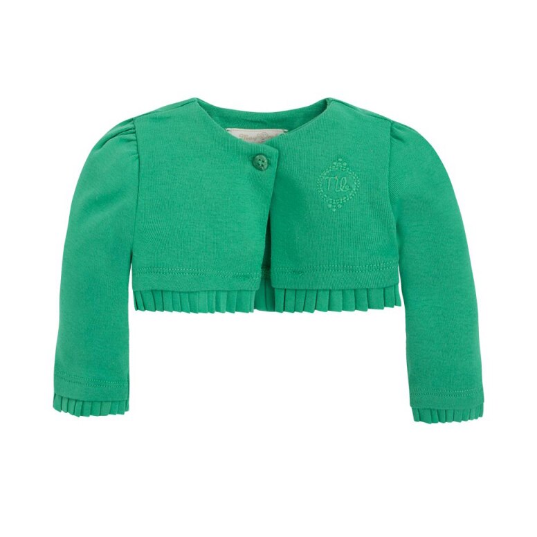 Bolero, Mayoral, bebe fetita, verde, 6-9 luni