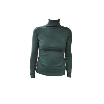 Helanca fete, tip pulover moale, Verde persan, 176 CM