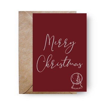 Felicitare de Craciun, Genette's ideas, Merry Christmas, 162x114mm Felicitare de Craciun, Genette's ideas, Merry Christmas, 162x114mm