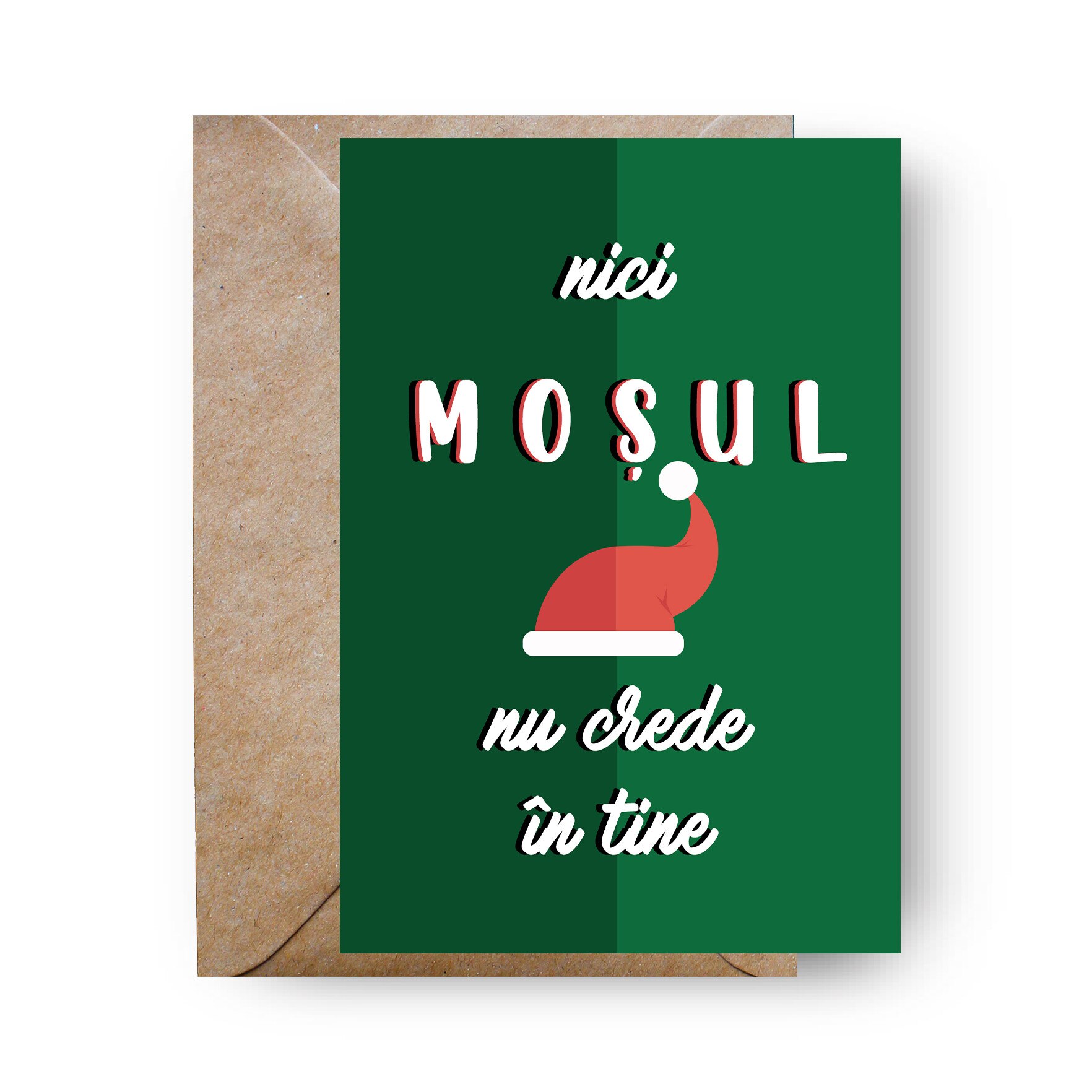 Felicitare de Craciun, Genette's ideas, Nici mosul, 162x114mm