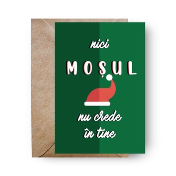 Felicitare de Craciun, Genette's ideas, Nici mosul, 162x114mm Felicitare de Craciun, Genette's ideas, Nici mosul, 162x114mm