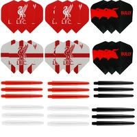 set sageti darts cu aripioare liverpool fc albnegrurosu imagen 3_0_
0