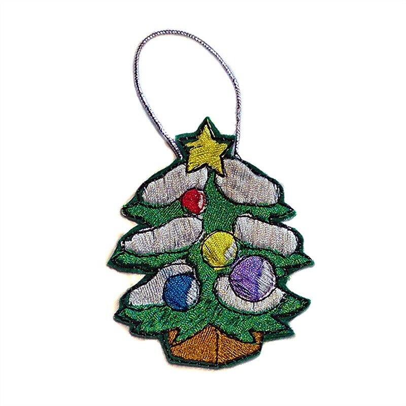 Ornament brodat Piticool Brad