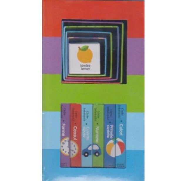 Bebe invata. Set educativ 6 carti + 6 cuburi