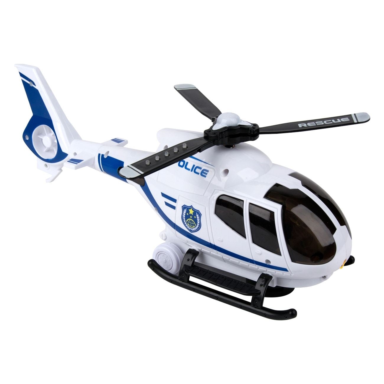 Elicopter politie cu sunet si lumini bump & go, Lioness, 25 x 11 x 12 cm
