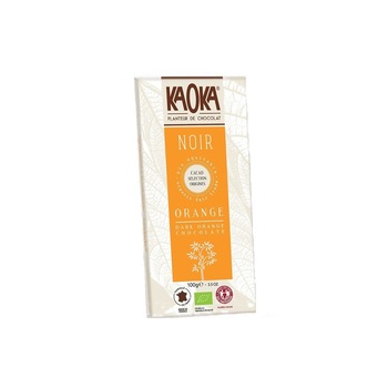 Ciocolata neagra 55% cacao cu portocale 100g Ciocolata neagra 55% cacao cu portocale 100g