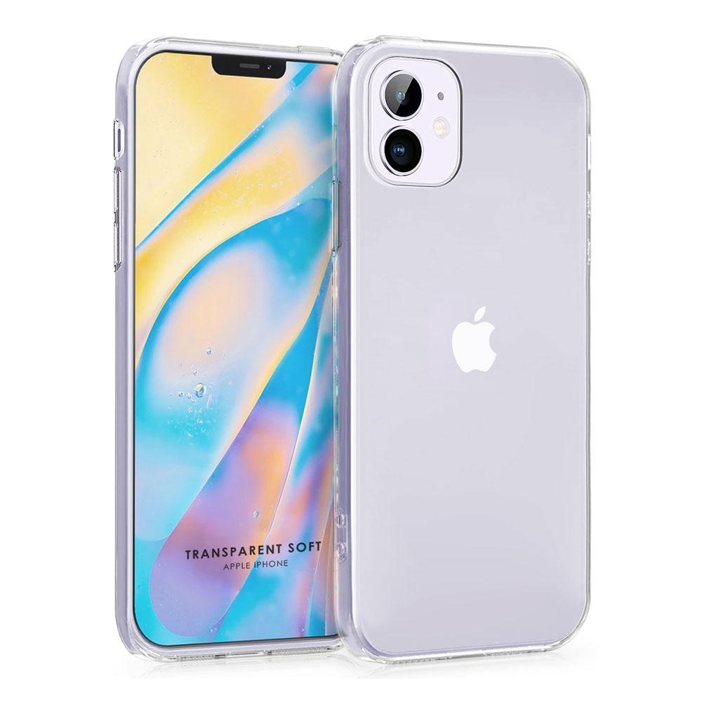 Husa iShield pentru iPhone 12 - silicon ultraslim gel soft, ultraclear - Transparenta