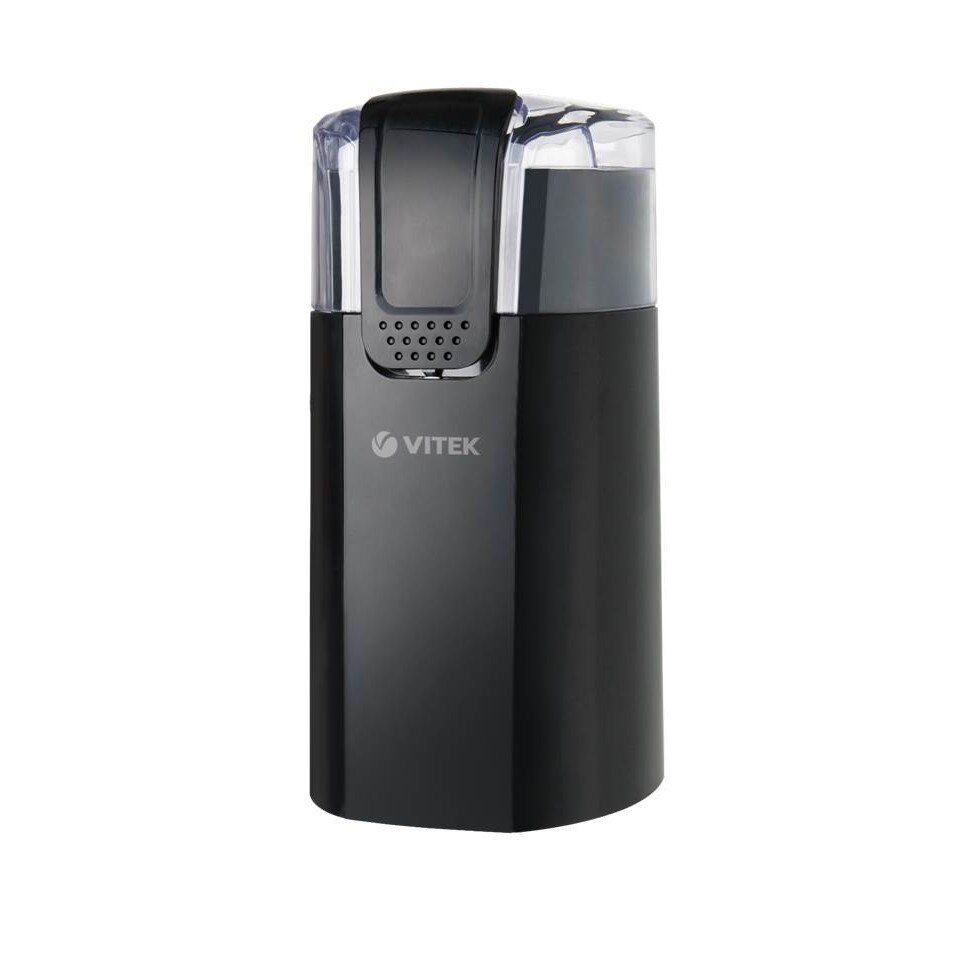 Rasnita de cafea VITEK VT-7124, 150 W, 60 g, cutit otel inoxidabil, functie Pulse, Negru