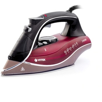 Fier de calcat VITEK VT-1240 2400 W, talpa ceramica UniCera, rezervor 260ml, autocuratare, anti-calcar, auto-deconectare, pulverizare, jet aburi 140 g/min, Grena Fier de calcat VITEK VT-1240 2400 W, talpa ceramica UniCera, rezervor 260ml, autocuratare, anti-calcar, auto-deconectare, pulverizare, jet aburi 140 g/min, Grena