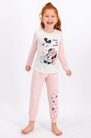 disney pijama cu model minnie mouse si maneci lungi roz palalb prafuit 98-104 cm standard imagen 15_0_
0