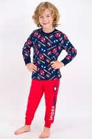 disney pijama cu decolteu la baza gatului si imprimeu spiderman albastru inchisrosu 122-128 cm standard imagen 26_0_
0