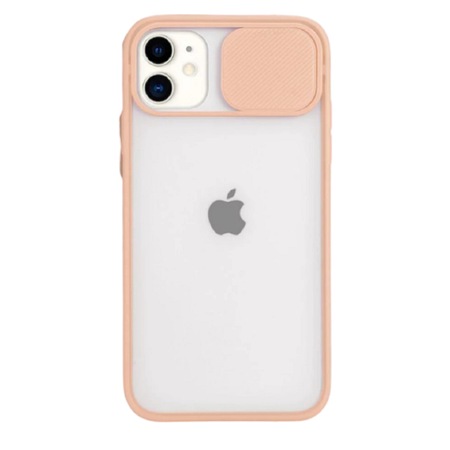 Капак със защита на камерата, съвместим с iPhone 11 Pink - eMAG.bg