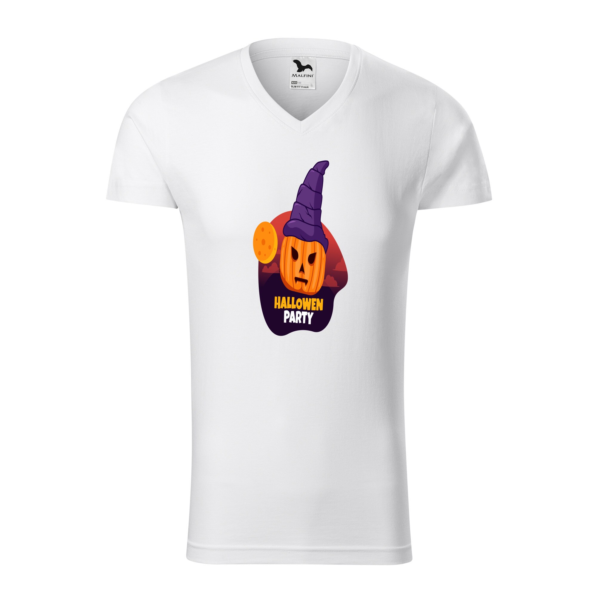 Tricou barbati, Malfini, Halloween Party, Alb, L