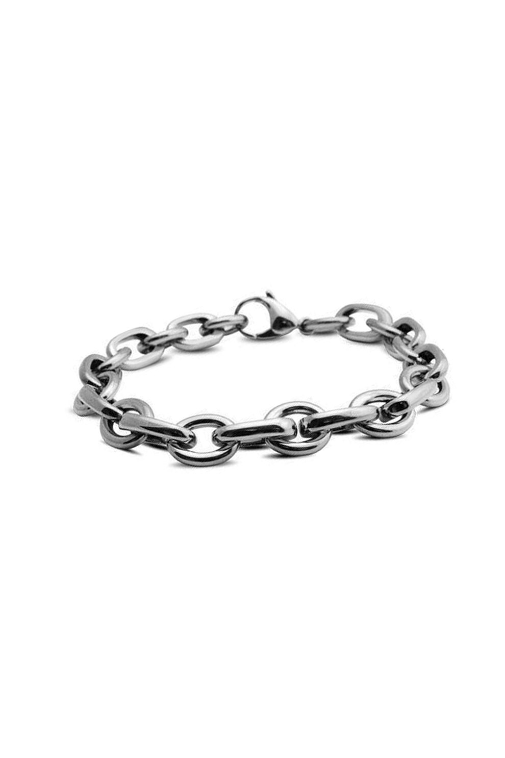 Christina Jewelry&Watches, Bratara de lant din otel inoxidabil, Argintiu